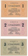 Budapest ~1920. 1K + 2K + 3K 'Pester Lloyd' Utalvány T:I,I- 
Hungary / Budapest ~1920. 1 Korona + 2 Korona +... - Unclassified