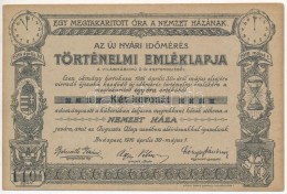 1916. 2K 'Az új Nyári IdÅ‘mérés Történelmi Emléklapja'... - Non Classés