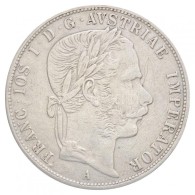 Ausztria 1871A 2Fl Ag 'Ferenc József' Bécs (24,45g) T:2- K. / 
Austria 1871A 2 Florin Ag 'Franz... - Unclassified