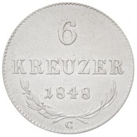 Ausztria 1848C 6kr Ag (2,23g) T:1-,2 / 
Austria 1848C 6 Kreuzer Ag (2,23g) C:AU,XF
Krause KM#2199 - Non Classés