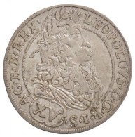 Ausztria 1694. 15kr Ag 'I. Lipót' Hall (5,97g) T:2,2- / 
Austria 1694. 15 Kreuzer Ag 'Leopold I' Hall... - Non Classés