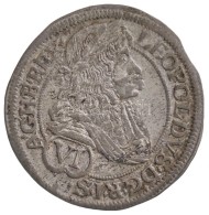 Ausztria 1685MM 6kr Ag 'I. Lipót' (2,92g) T:2,2- Kis Ph. / 
Austria 1685MM 6 Kreuzer Ag 'Leopold I' (2,92g)... - Non Classés