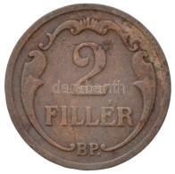 1932. 2f Br (3.27g) T:2- /
Hungary 1932. 2 Fillér Br (3.27g) C:VF
Adamo P2 - Unclassified