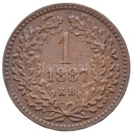 1887KB 1kr Cu 'Középcímer' Körmöcbánya (3,25g) T:1-,2 Apró Ph. /
Hungary... - Non Classés