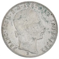 1864B 1Fl Ag 'Ferenc József' Körmöcbánya (12,37g) T:2 Patina, Ph. / 
Hungary 1864B 1 Florin... - Non Classés