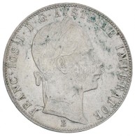 1864B 1Fl Ag 'Ferenc József' Körmöcbánya (12,37g) T:2 Patina, Ph. / 
Hungary 1864B 1 Florin... - Unclassified