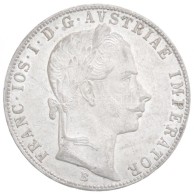 1863B 1Fl Ag 'Ferenc József' Körmöcbánya (12,39g) T:2 Ph. / Hungary 1863B 1 Florin Ag... - Non Classés