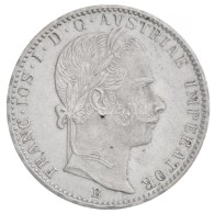 1860B 1/4Fl Ag 'Ferenc József' Körmöcbánya (5.36g) T:2 Kis Karc és Ph. / 
Hungary... - Non Classés