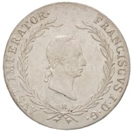 1828E 20kr Ag 'Ferenc I' (6,61g) T:2,2- / 
Hungary 1828E 20 Kreuzer Ag 'Franz I' (6,61g) C:XF,VF
Huszár:... - Non Classés