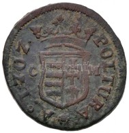 1707C-M Rézpoltura Cu 'II. Rákóczi Ferenc' Kassa (2,77g) T:2- Patina / 
Hungary 1707C-M... - Unclassified