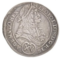 1696C-M 15kr Ag 'I. Lipót' Kassa (6,05g) T:2,2- Enyhén Hajlott /  
Hungary 1696C-M 15 Kreuzer Ag... - Non Classés