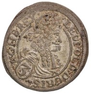 1695C-H 3kr Ag 'I. Lipót' Pozsony (1,88g) T:2,2- / 
Hungary 1695C-H 3 Kreuzer Ag 'Leopold I' Bratislava... - Unclassified