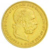 Ausztria 1902. 20K Au 'Ferenc József' (6.78g/0.900) T:2,2- /  
Austria 1902. 20 Corona Au 'Franz Joseph I'... - Non Classés