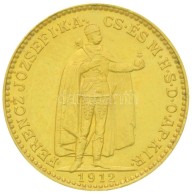 1912KB 20K Au 'Ferenc József' Körmöcbánya (6.79g/0.900) T:1-,2 Apró Ph. / Hungary... - Non Classés