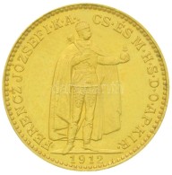 1912KB 20K Au 'Ferenc József' Körmöcbánya (6.79g/0.900) T:1-,2 Apró Ph. / Hungary... - Non Classificati