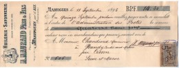 VP3975 - Lettre De Change - Huilerie - Savonnerie M. MAURAND Père & Fils à MARTIGUES Arrd D'AIX - Bills Of Exchange