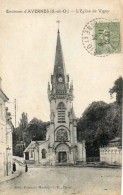 CPA - VIGNY (95) - Aspect Du Quartier De L'Eglise En 1924 - Environs D'Avernes - Vigny