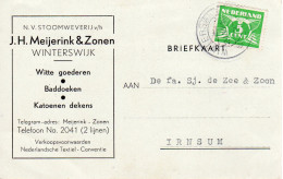 1941 Firmakaart  Van Winterswijk Naar Irnsum - Cartas & Documentos