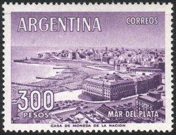 GJ.1149, 300P. Mar Del Plata, Printed On IMPORTED CHALKY Paper, MNH, VF Quality, Catalog Value US$90. - Autres & Non Classés