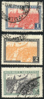 GJ.689/691, 1P To 5P. Revolution, Used, VF Quality, The 5P Value With Parcel Post Cancel, Catalog Value US$49 - Autres & Non Classés