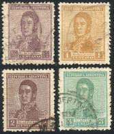 GJ.479/482, All With W. Bond Watermark, Perf 13½x12½, VF Quality, Catalog Value US$39. - Autres & Non Classés