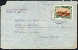 Congo - Lettre  Goma Vers Anvers Belgique Via Aba Irumu - Imperial Airways - 1939 - PA - 1923-44: Covers