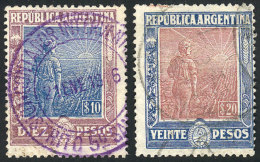 GJ.361ME + 362, The 2 High Values Of The Plowman Issue, Very Nice, Catalog Value US$97+ - Altri & Non Classificati