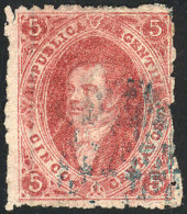 GJ.25, Vertical Line Watermark, Mute Cancel Of Gualeguaychú, VF Quality! - Oblitérés