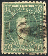 GJ.23, With Rococo Cancel Of SALTA, Small Repair, Superb Apperance! - Oblitérés