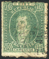 GJ.23, Semi-clear Impression, VF Quality! - Used Stamps