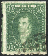 GJ.23, Dark Green, VF Quality! - Used Stamps