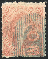 GJ.19, 1st Printing, Blue OM Cancel, VF Quality! - Used Stamps