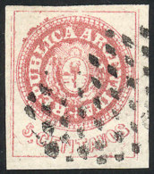 GJ.14, With Variety: Printing Spots In The Frame Of The Circle, Above "BLICA", Superb! - Oblitérés