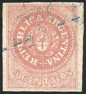 GJ.10, With Blue FRANCA Cancel, VF Quality! - Used Stamps