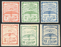 GJ.1/6, The Complete Set Of 6 Values, Mint No Gum, VF Quality, Catalog Value US$58 - Unused Stamps