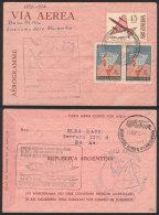 Aerogram Posted From The Vicecomodoro Marambio Air Base In JAN/1973, Bearing Nice Special Handstamps On Font And... - Altri & Non Classificati