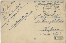 1921 - OCCUPATION FRANCAISE EN ALLEMAGNE - CARTE FM De TREVES (TRIER) HOPITAL Du SP 237 - Military Postmarks From 1900 (out Of Wars Periods)