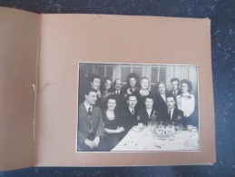 ALBUM PHOTO (V1603) NOCE D'ARGENT 1923 - 1948 (2 Vues) 23 Photos Repas Famille Tassignon Et Vekemans - Alben & Sammlungen