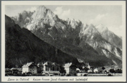 2130 - Ohne Portokosten - Alte Foto Ansichtskarte - Lienz Kaiser Franz Josef Kaserne Mit Spitzkofel N. Gel RLM - Lienz