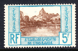 French Polynesia MH Scott #73 5fr Papetoai Bay, Moorea - Unused Stamps