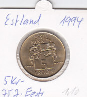 Estland 1994 - 5 Kr.- Unc. - 75 Jahre ESTI - Estonia