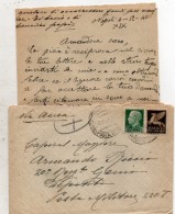 1940   LETTERA VIA AEREA CON ANNULLO  NAPOLI - Marcophilie (Avions)