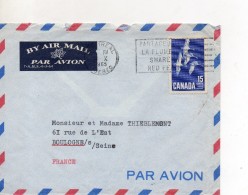 CANADA ENVELOPPE DE 1965 DE MONTREAL POUR BOULOGNE SUR SEINE - Covers & Documents