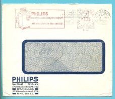 Brief Met Roodfrankeering (B992) Met Logo "LESSIVE / PHILIPS" - ...-1959