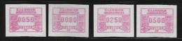 (B327-9) Greece 1991 ATM Frama Second Period Machine Nr. 9 (Athens Central) - Machine Labels [ATM]