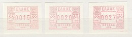 (B327-16) Greece 1984 ATM Frama First Period Machine Nr. 9 (Athens Central) - Viñetas De Franqueo [ATM]