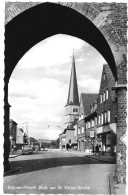 9 DULMEN  IM WESTF.BLICK ZUR ST.VIKTOR KIRCHE - Duelmen