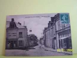 PONTVALLAIN (SARTHE) LES COMMERCES. LES MAGASINS. ROUTE DU LUDE. - Pontvallain