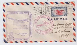 USA FIRST U.S. AIR MAIL PILOT EARLE OVINGTON NATIONAL AIR MAIL WEEK COVER 1938 - 1c. 1918-1940 Storia Postale