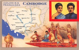 ¤¤  -   CAMBODGE   -  Carte Publicitaire " Lion Noir "   -  Colonies Françaises   -  ¤¤ - Cambodge